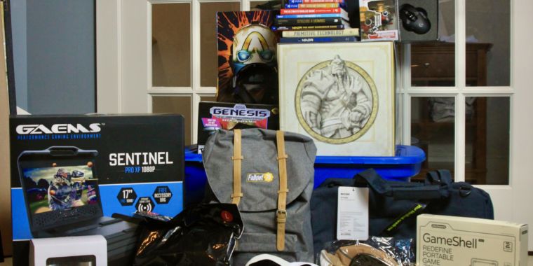 Reminder: Donate to win swag in our annual Charity Drive sweepstakes