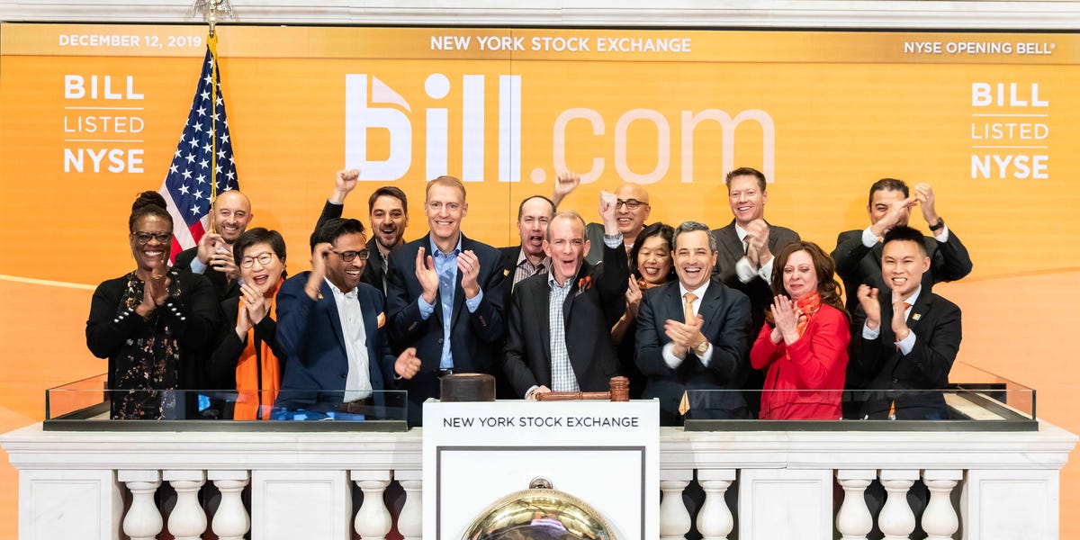 Bill.com is surging in its first day of trading. We talked to its CEO and a big backer about the fintech unicorns IPO and why its good to be boring post-WeWork.